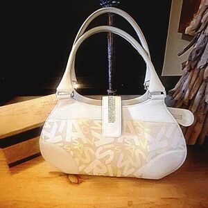 Swarovski Cream and Yellow Bag
